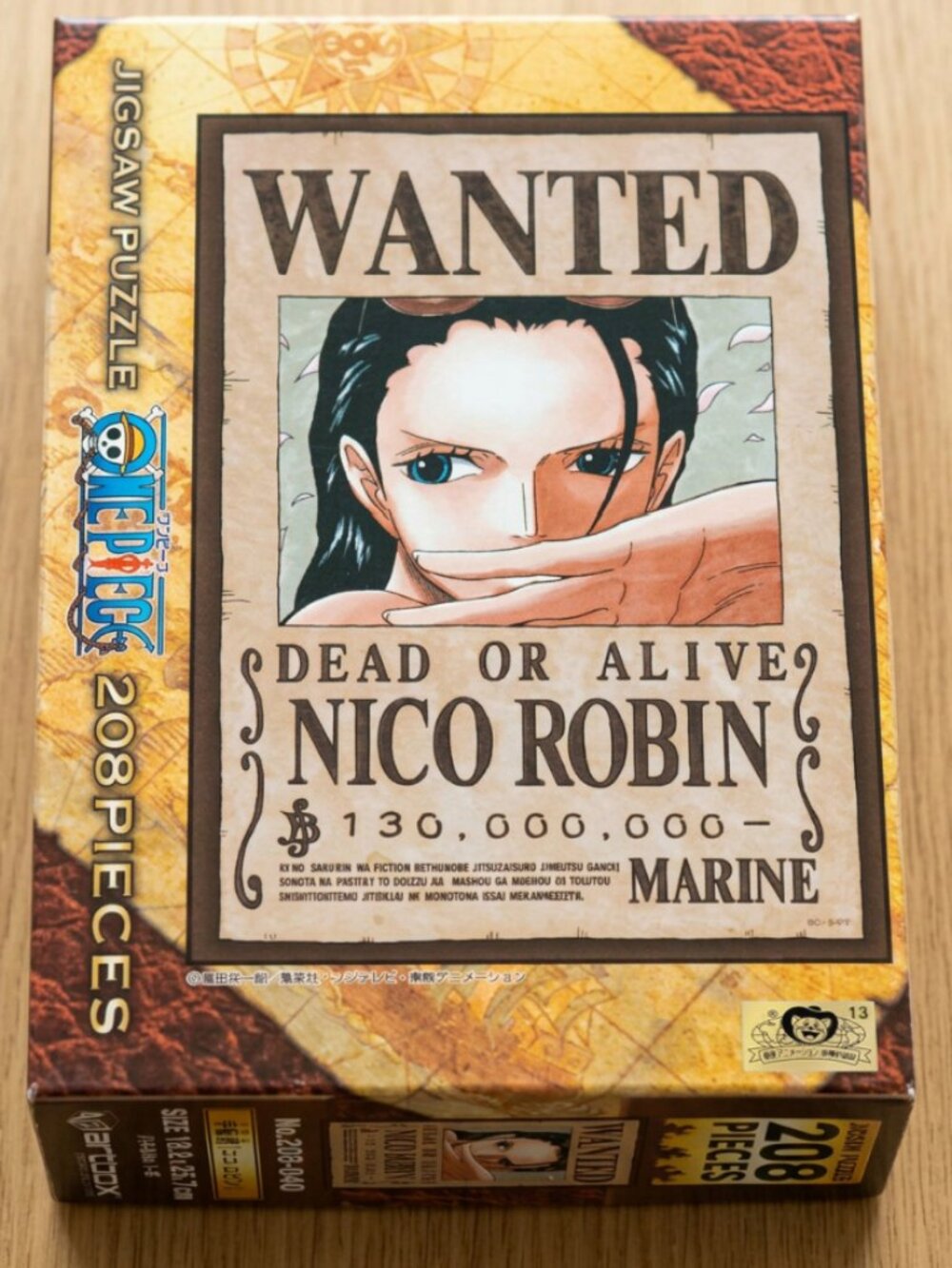 BRAND NEW Nico Robin Wanted poster One Piece jigsaw puzzle 208 pieces